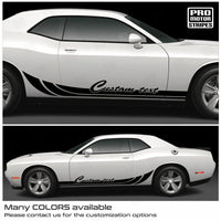 Dodge Challenger 2008-2023 Rocker Panel Side Accent Stripes Decals