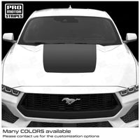 Ford Mustang EcoBoost 2024-2025 Hood Blackout Accent Stripe Decal