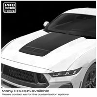 Ford Mustang GT 2024-2025 Hood Blackout Accent Stripe Decal