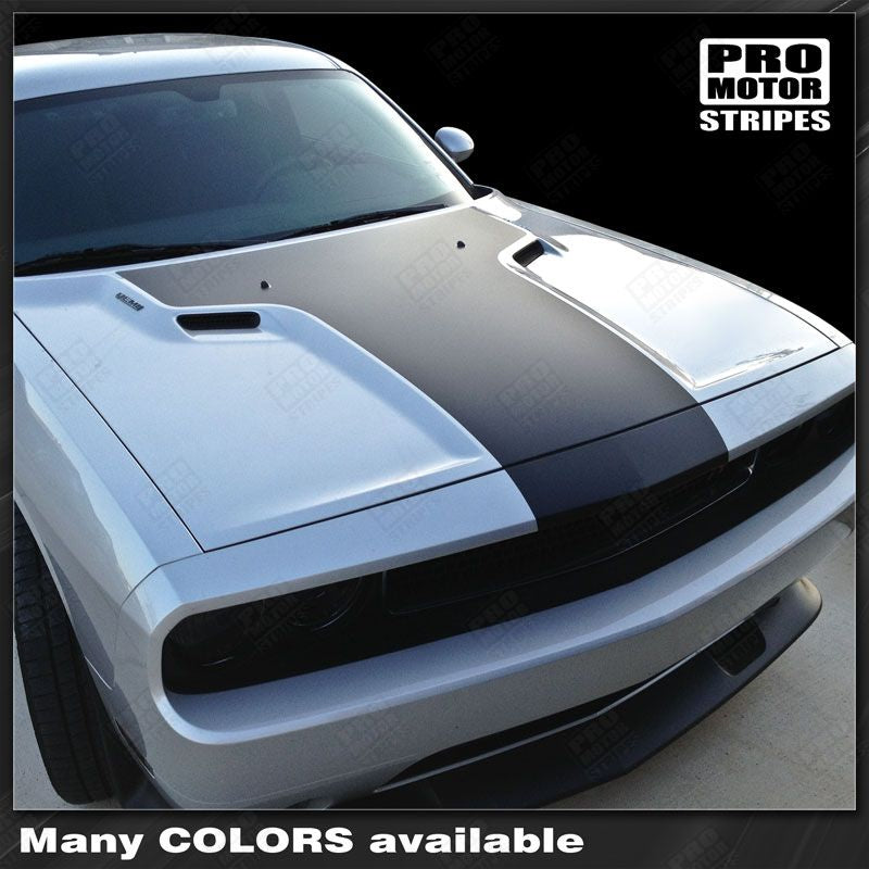 Dodge challenger hood decals