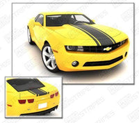 Chevrolet Camaro 2010-2015 Center Rally Racing Stripes