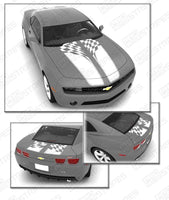 2010 2011 2012 2013 2014 2015 Chevrolet Camaro hood
 trunk Decals Stripes 132229425385-4