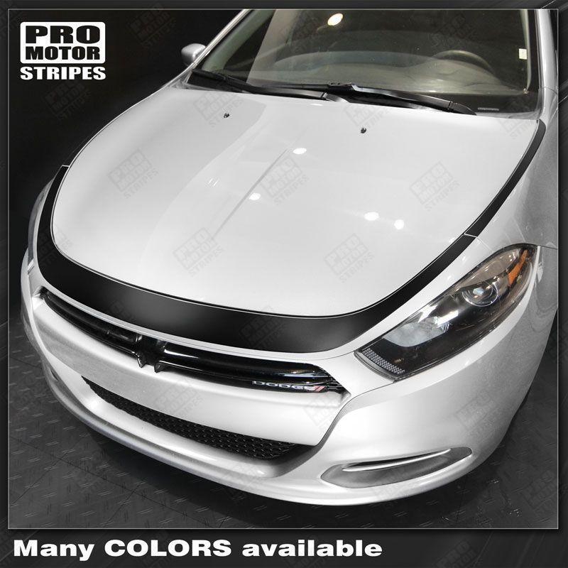 Dodge Dart 2013-2018 Hood Outline Accent Stripes 132349236656